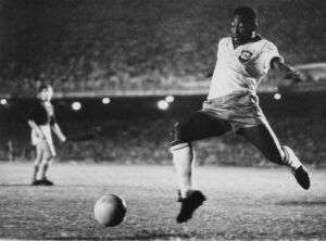 Pelé score at the 1958 World Cup, Sweden